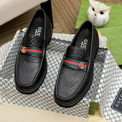 Premium GG Leather Loafers Shoes for Men Pre Order