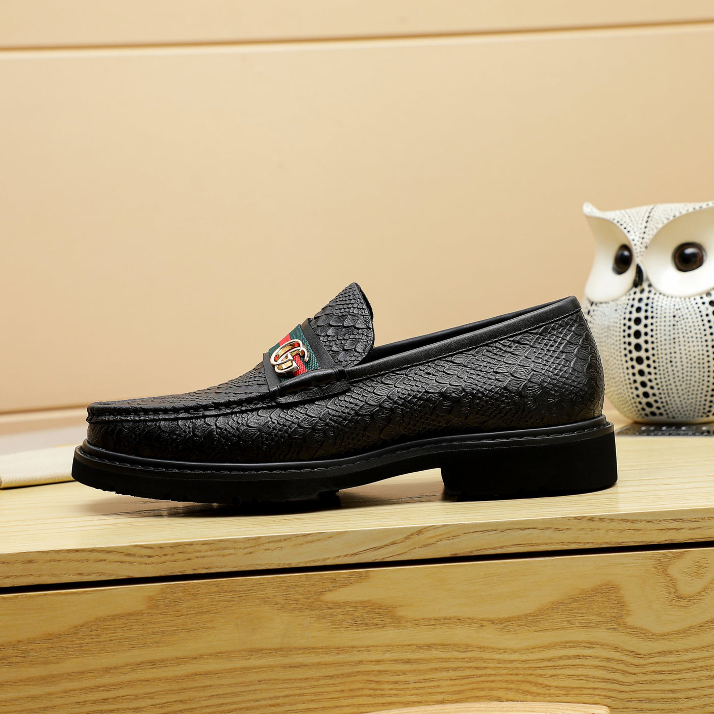 Premium GG Leather Loafers Shoes for Men Pre Order