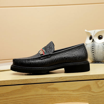 Premium GG Leather Loafers Shoes for Men Pre Order