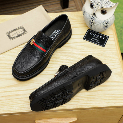 Premium GG Leather Loafers Shoes for Men Pre Order