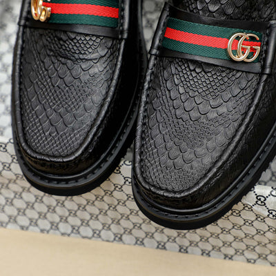Premium GG Leather Loafers Shoes for Men Pre Order