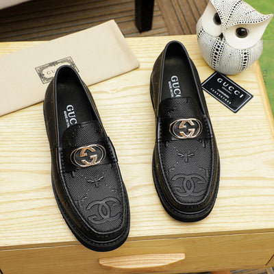 Premium GG Leather Loafers Shoes for Men Pre Order