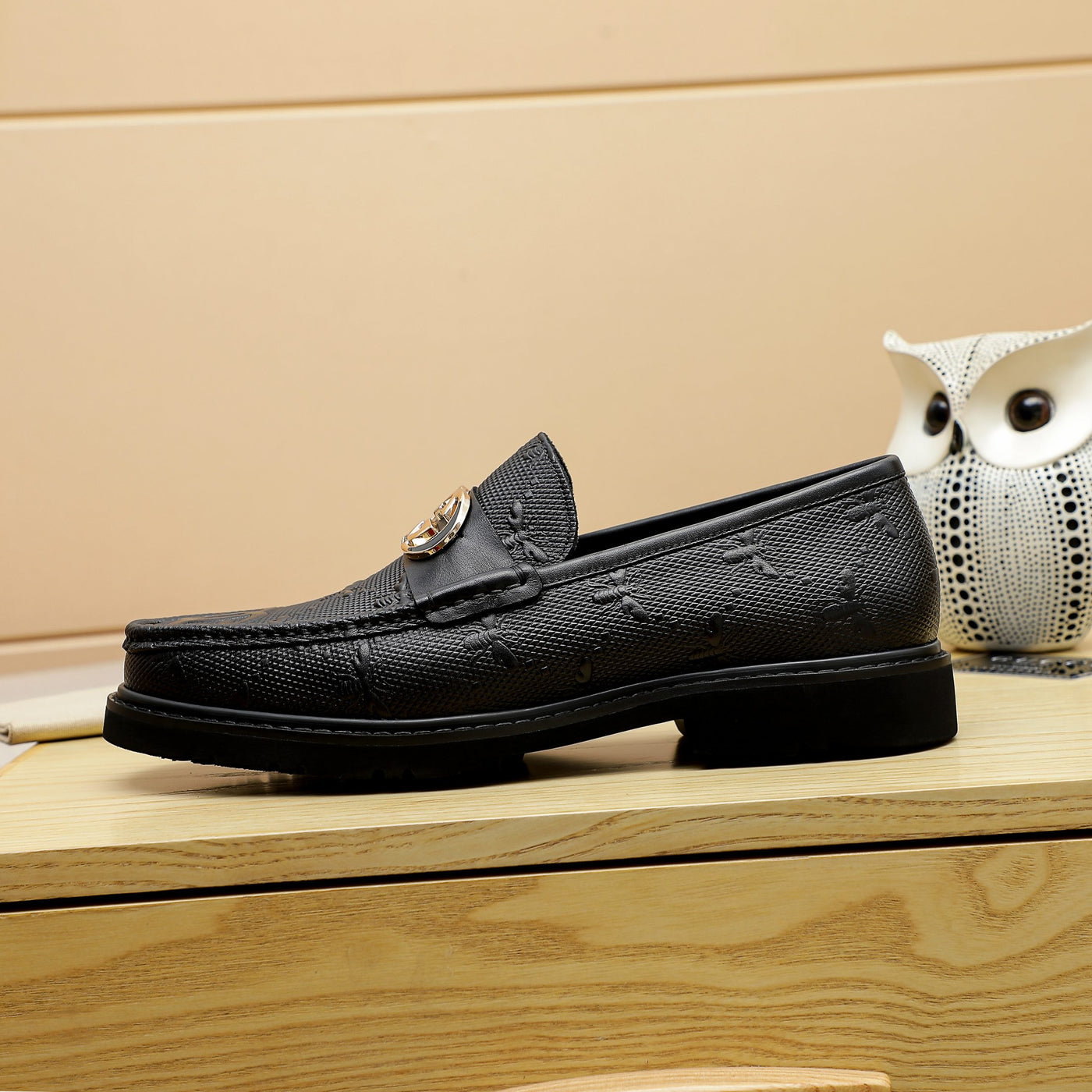 Premium GG Leather Loafers Shoes for Men Pre Order