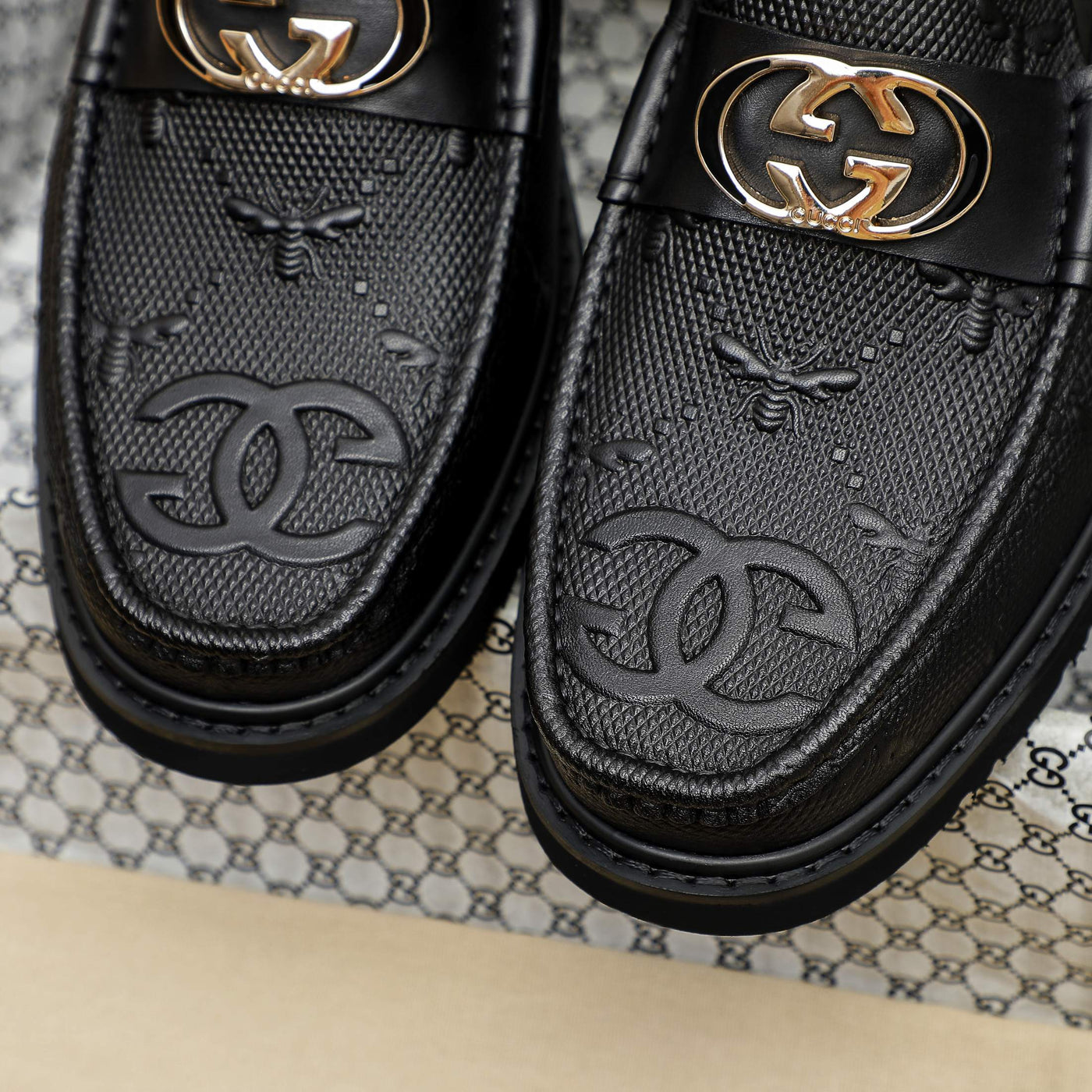 Premium GG Leather Loafers Shoes for Men Pre Order