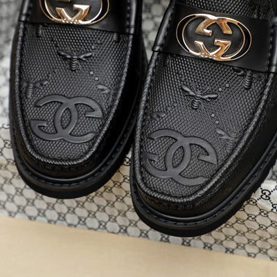 Premium GG Leather Loafers Shoes for Men Pre Order