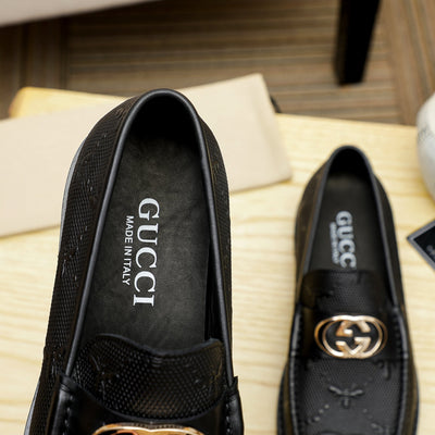 Premium GG Leather Loafers Shoes for Men Pre Order
