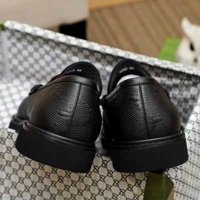 Premium GG Leather Loafers Shoes for Men Pre Order