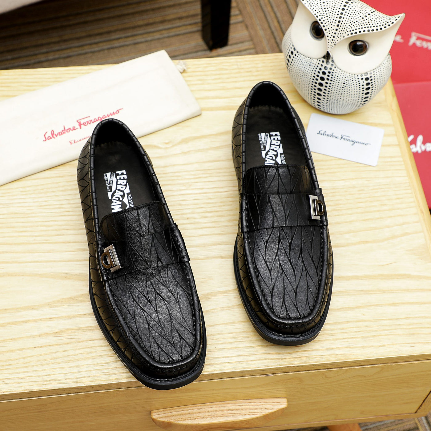 Salvatore Ferragamo Leather Shoes for Men Pre Order