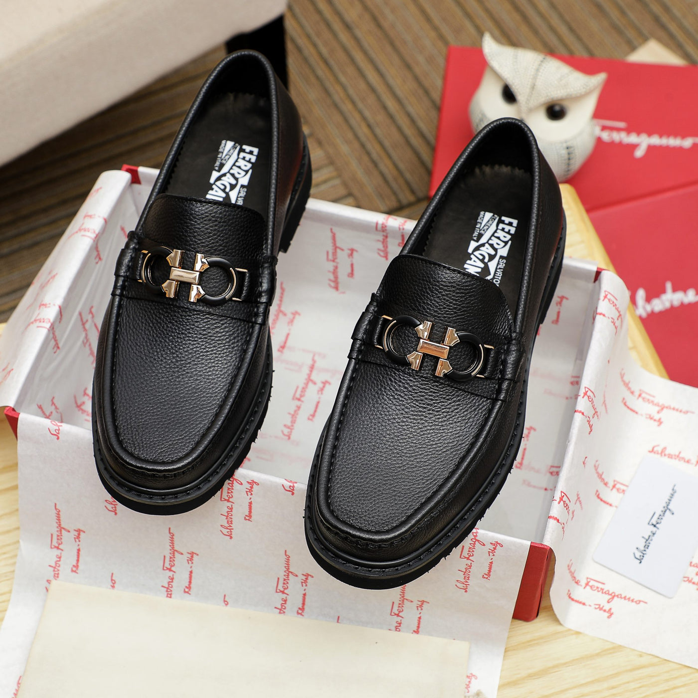 Salvatore Ferragamo Leather Shoes for Men Pre Order