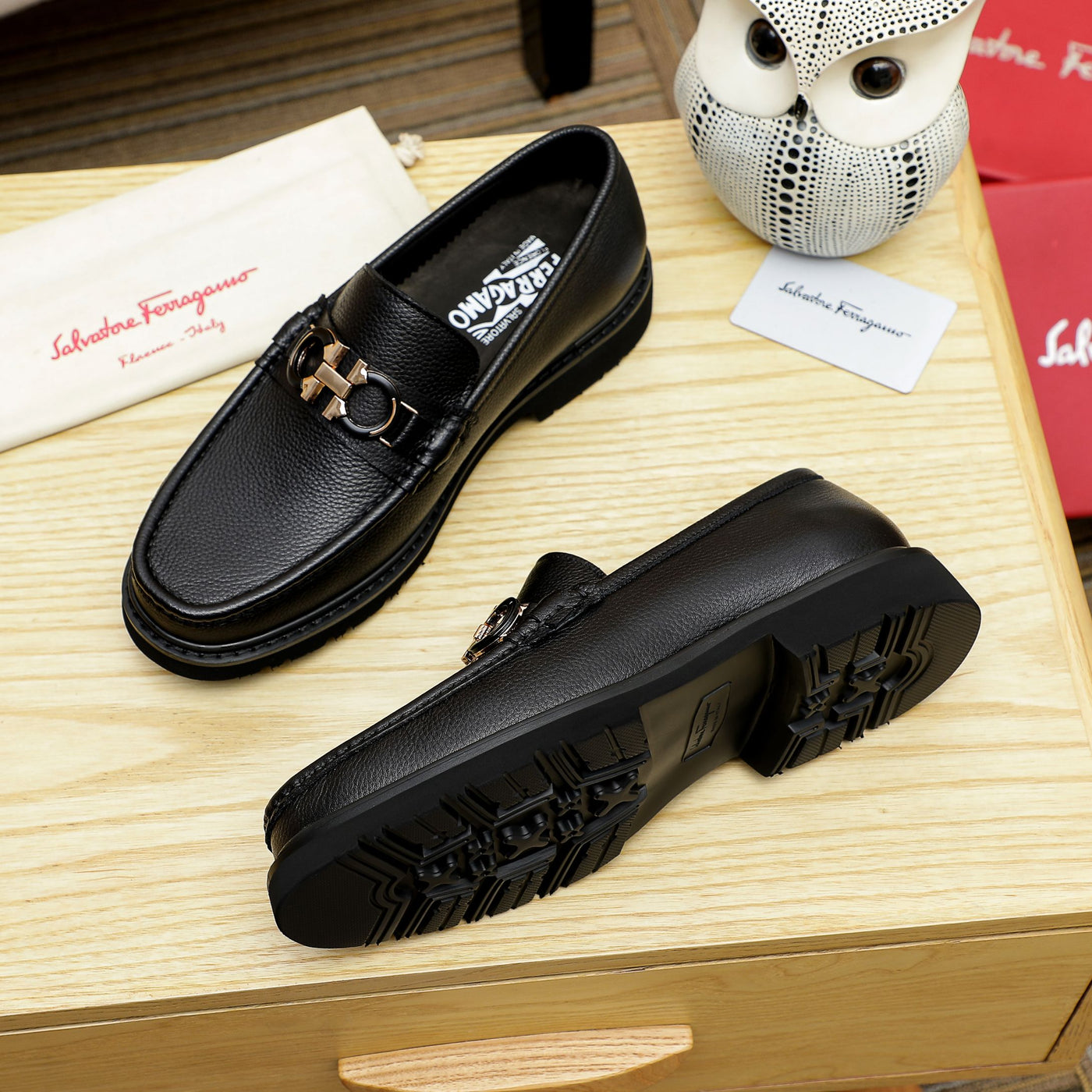 Salvatore Ferragamo Leather Shoes for Men Pre Order