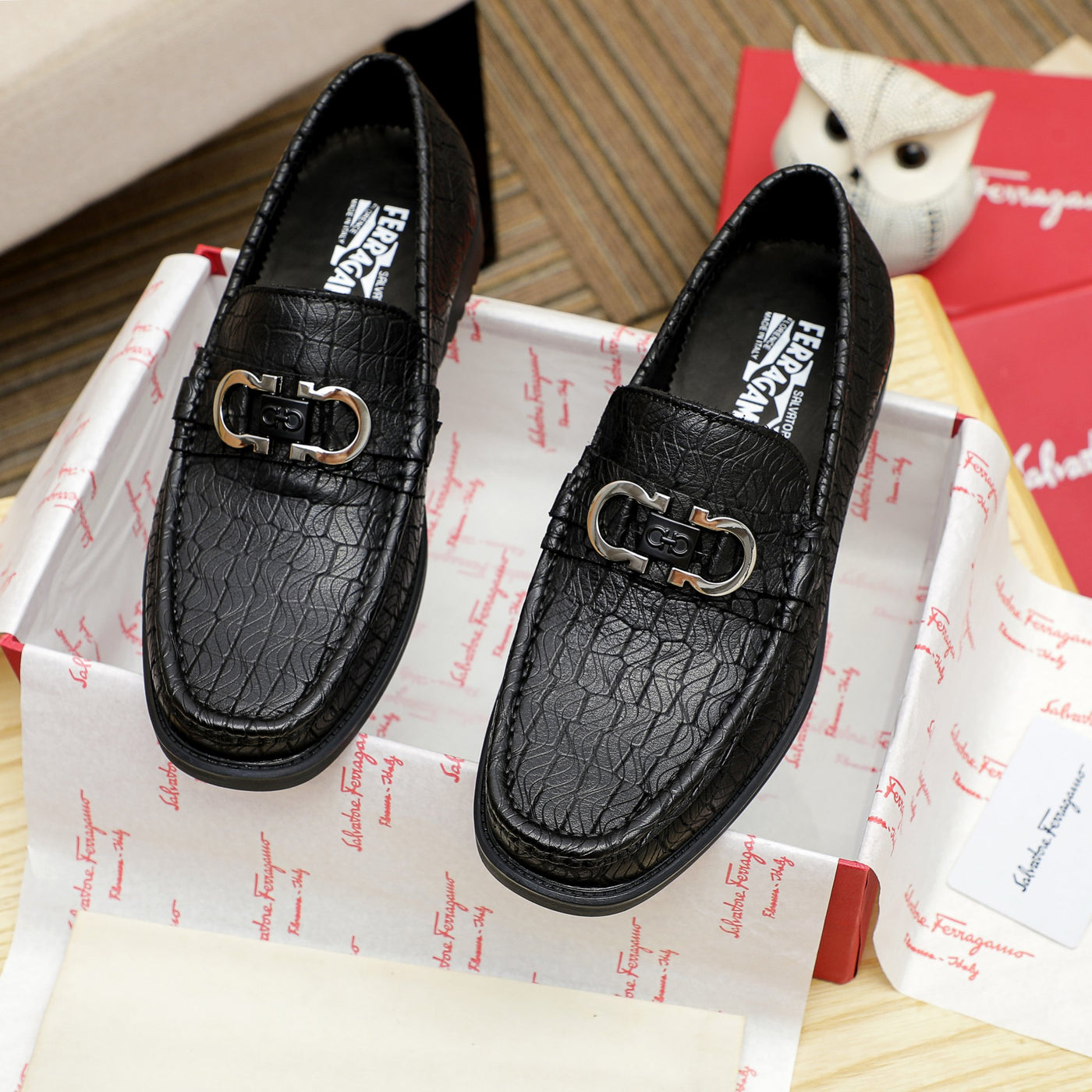 Salvatore Ferragamo Leather Shoes for Men Pre Order