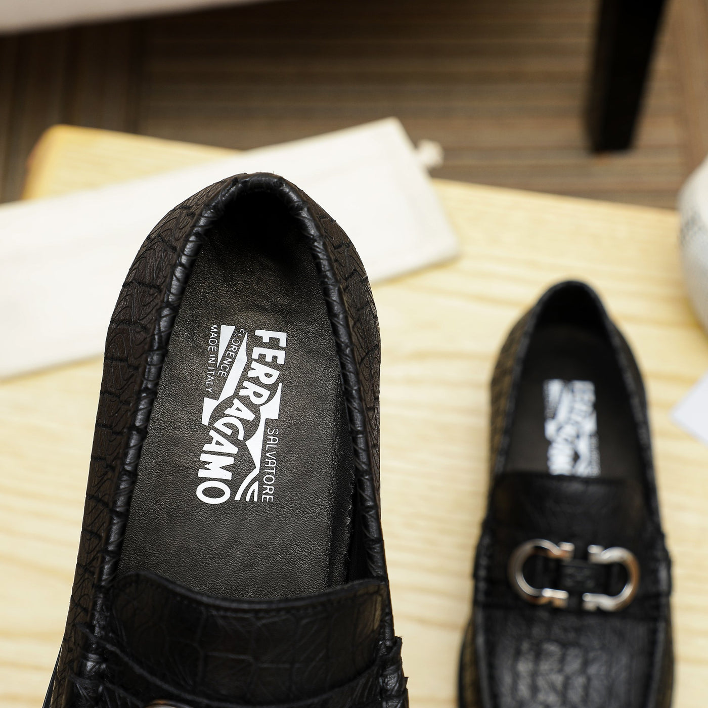 Salvatore Ferragamo Leather Shoes for Men Pre Order