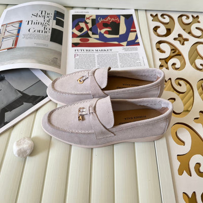 Loro Piana the iconic Summer Charms Walk Loafers for Unisex (Male and Female) Neutral Colour Pre Order