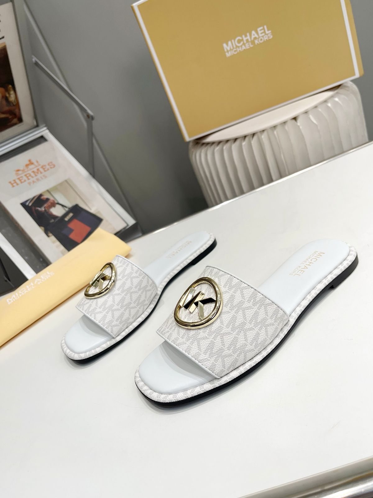 Luxury Brand m-k slipper  for women