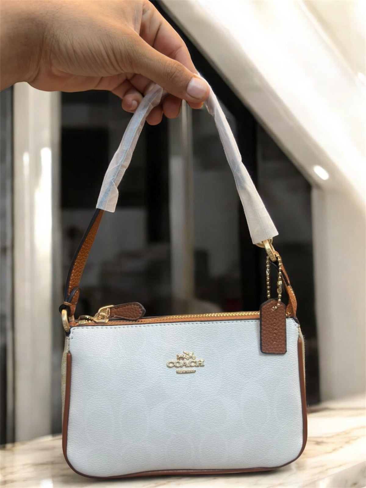 Luxury Brand Co-ach Nolita 19 Small Shoulder Bag for Women