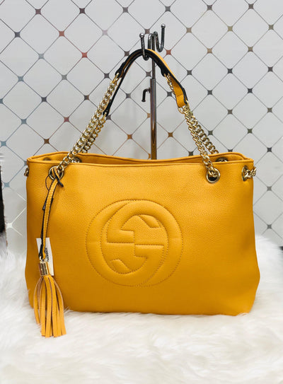 Gucci GG Soho Shoulder bag Yellow