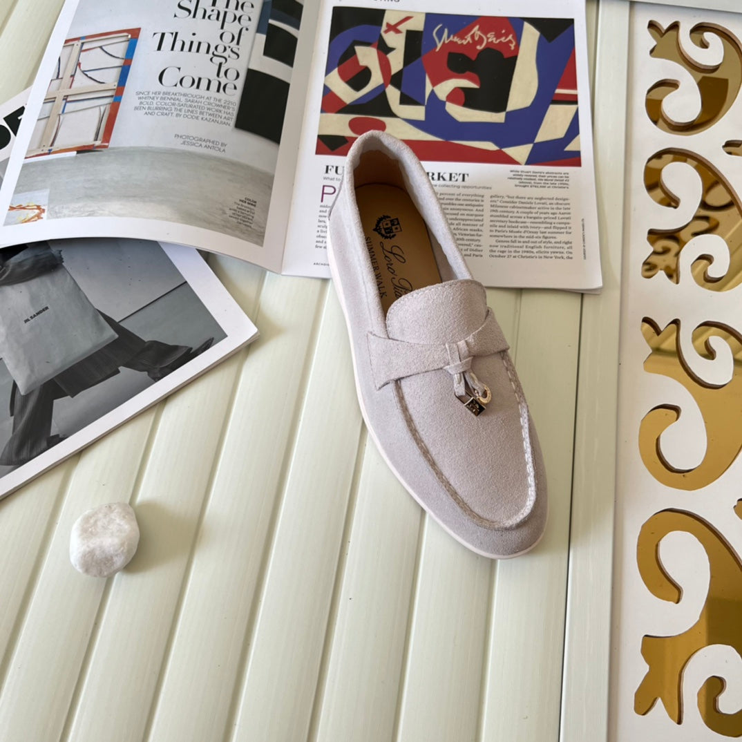 Loro Piana the iconic Summer Charms Walk Loafers for Unisex (Male and Female) Neutral Colour Pre Order
