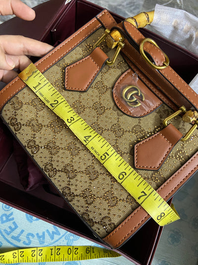 Premium Brand Guc ci GG Mini Diana Leather Handbag for Women