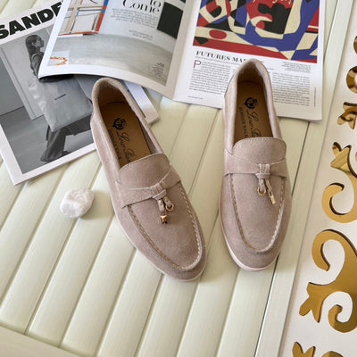 Loro Piana the iconic Summer Charms Walk Loafers for Unisex (Male and Female) Beige Colour Pre Order