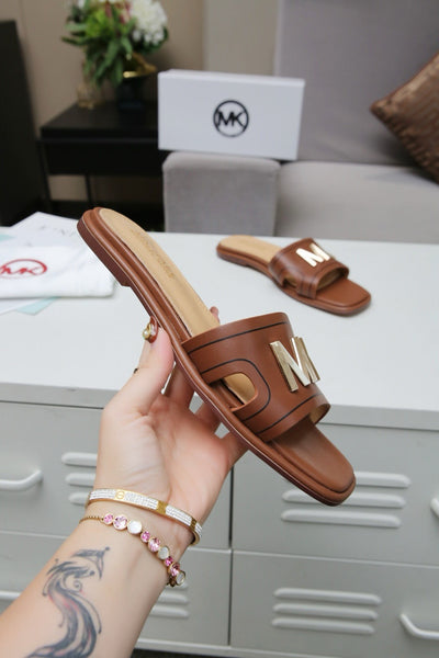 Famous Brand MK Mich-ael Ko-rs Imported Slippers for Women