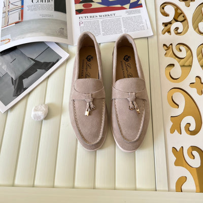 Loro Piana the iconic Summer Charms Walk Loafers for Unisex (Male and Female) Beige Colour Pre Order 45
