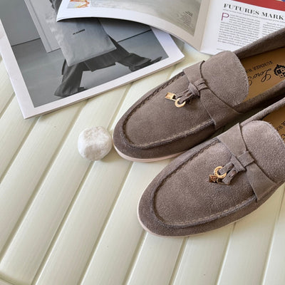 Loro Piana the iconic Summer Charms Walk Loafers for Unisex (Male and Female) Koala Colour Pre Order