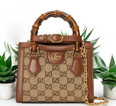 Premium Brand Guc ci GG Mini Diana Leather Handbag for Women