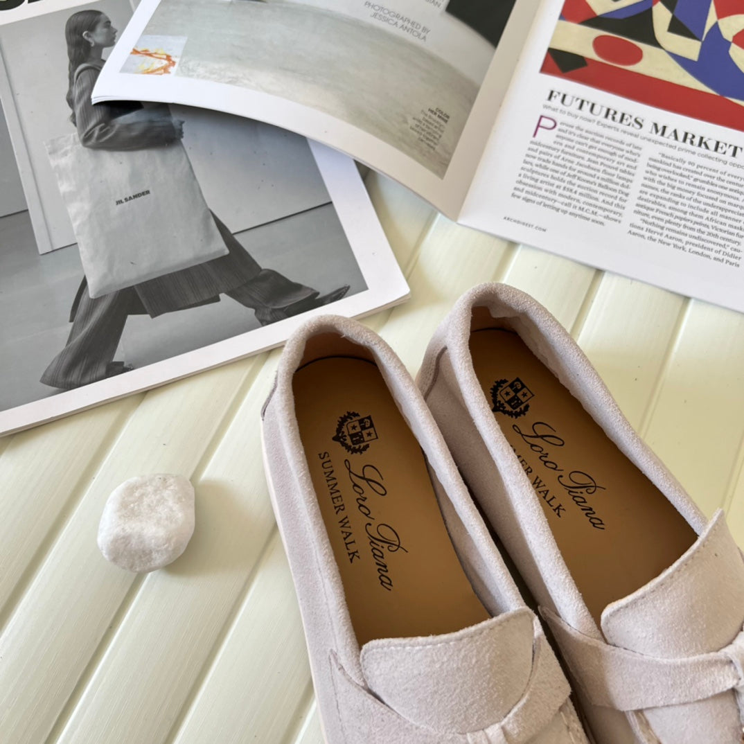 Loro Piana the iconic Summer Charms Walk Loafers for Unisex (Male and Female) Neutral Colour Pre Order