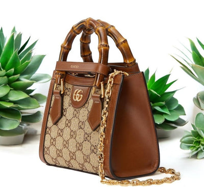 Premium Brand Guc ci GG Mini Diana Leather Handbag for Women