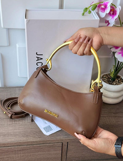 Jacquemus Le Bisou Mousqueton Bag Brown