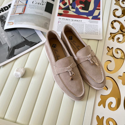 Loro Piana the iconic Summer Charms Walk Loafers for Unisex (Male and Female) Beige Colour Pre Order