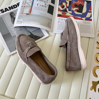 Loro Piana the iconic Summer Charms Walk Loafers for Unisex (Male and Female) Koala Colour Pre Order