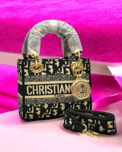 Mini Christian Dior Lady Bag Black