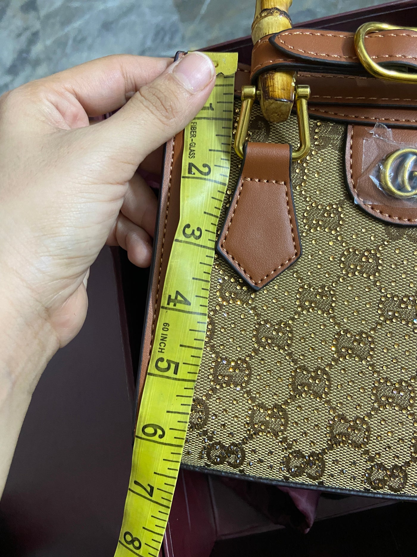 Premium Brand Guc ci GG Mini Diana Leather Handbag for Women