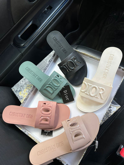 Famous brand D-io-r slipper  for women