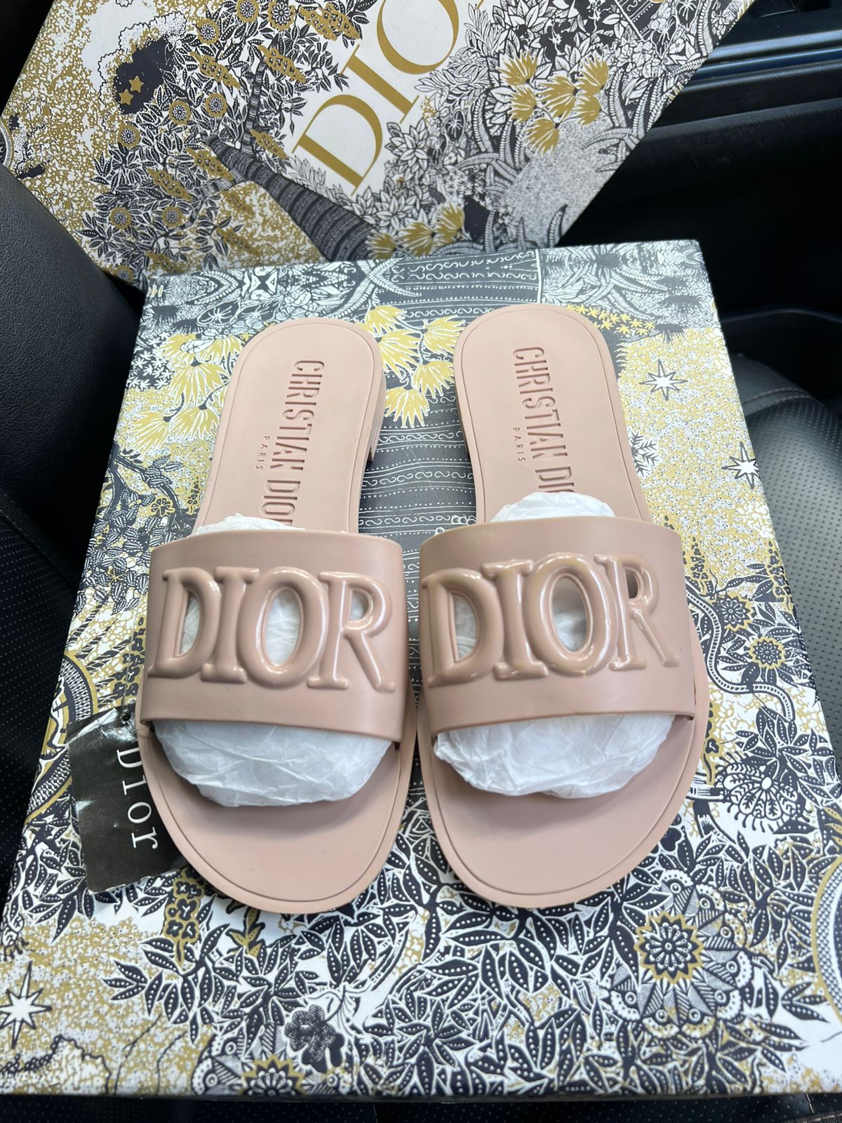 Famous brand D-io-r slipper  for women