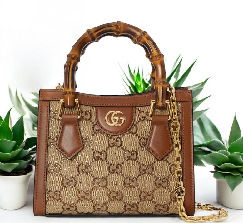 Premium Brand Guc ci GG Mini Diana Leather Handbag for Women
