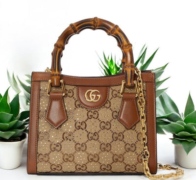 Premium Brand Guc ci GG Mini Diana Leather Handbag for Women