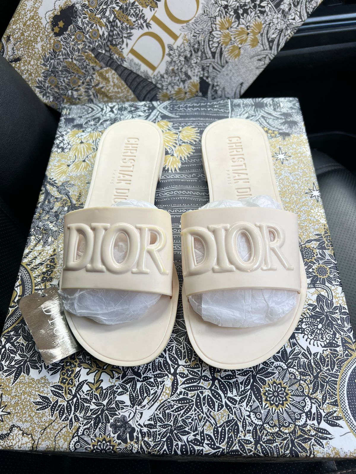 Famous brand D-io-r slipper  for women