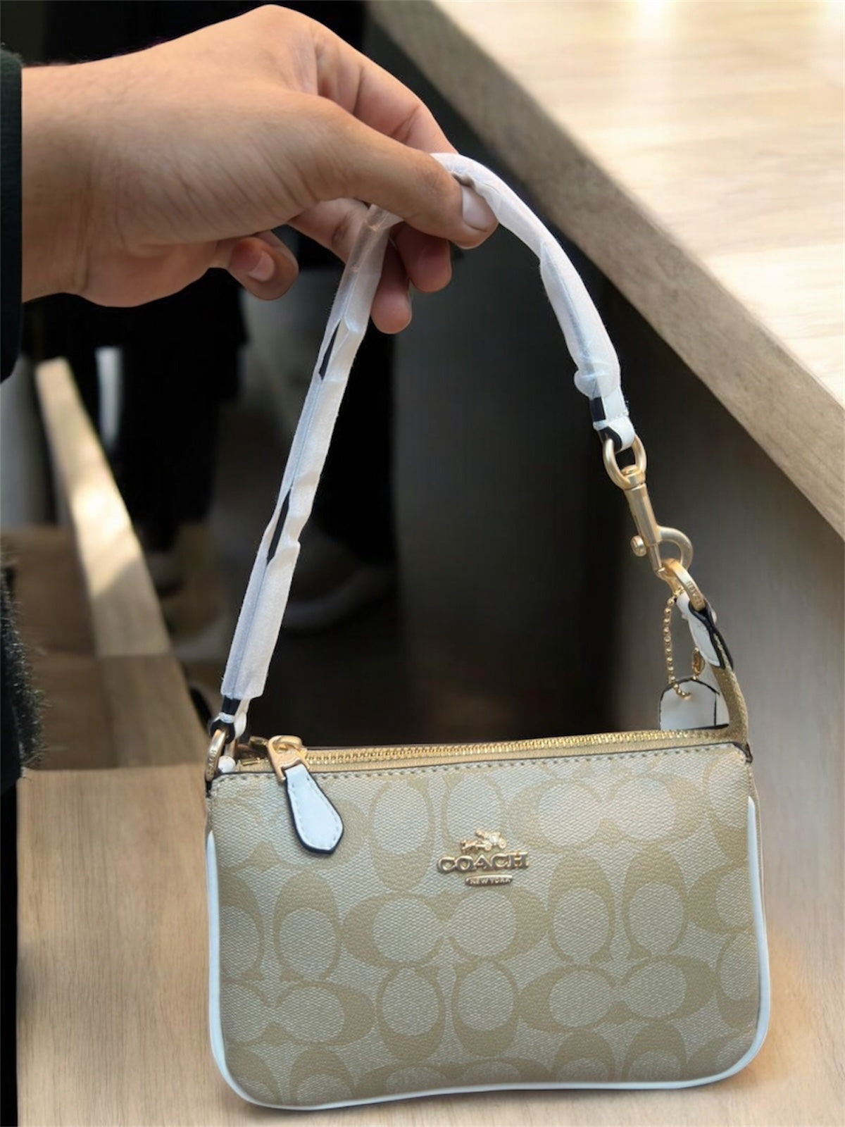 Luxury Brand Co-ach Nolita 19 Small Shoulder Bag for Women