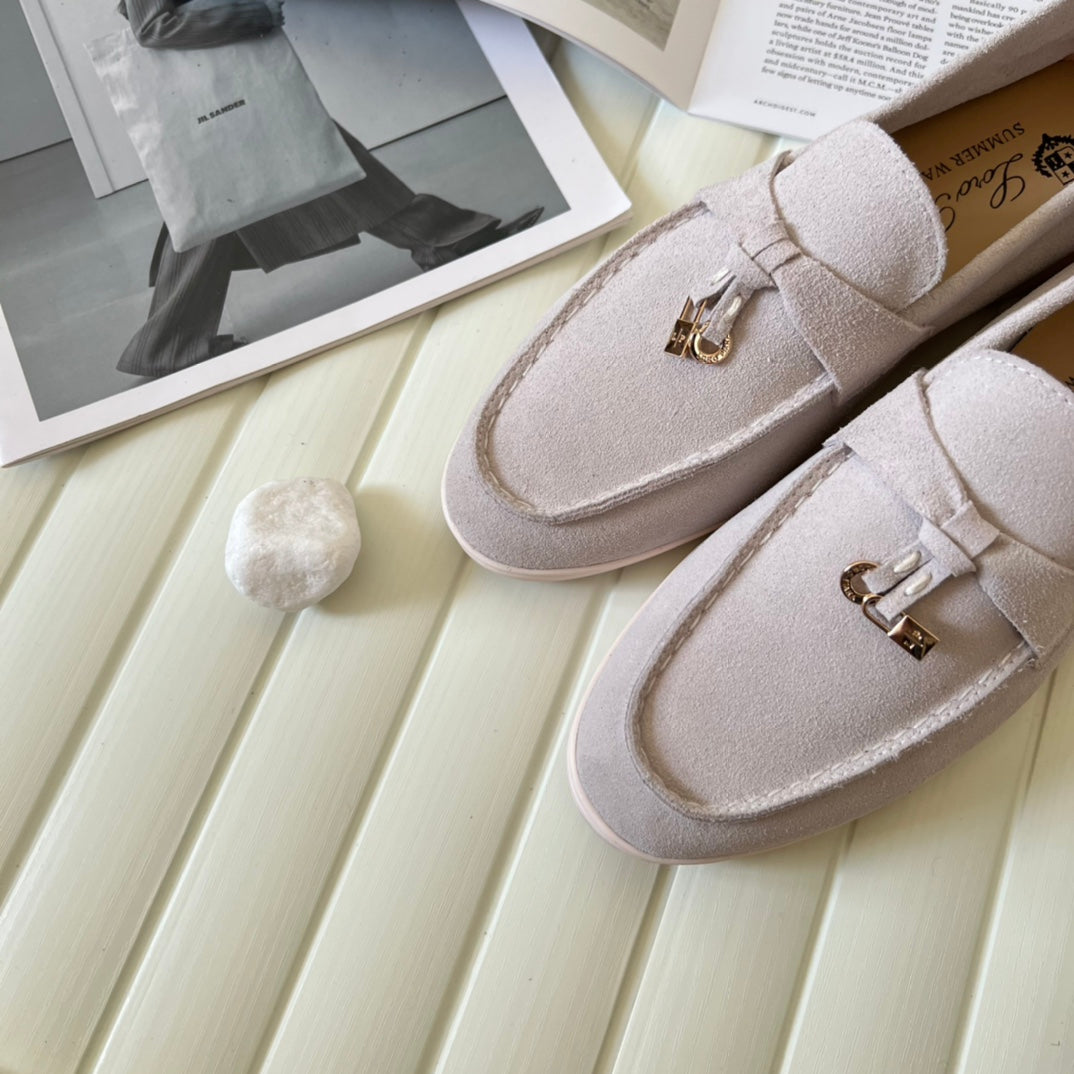 Loro Piana the iconic Summer Charms Walk Loafers for Unisex (Male and Female) Neutral Colour Pre Order