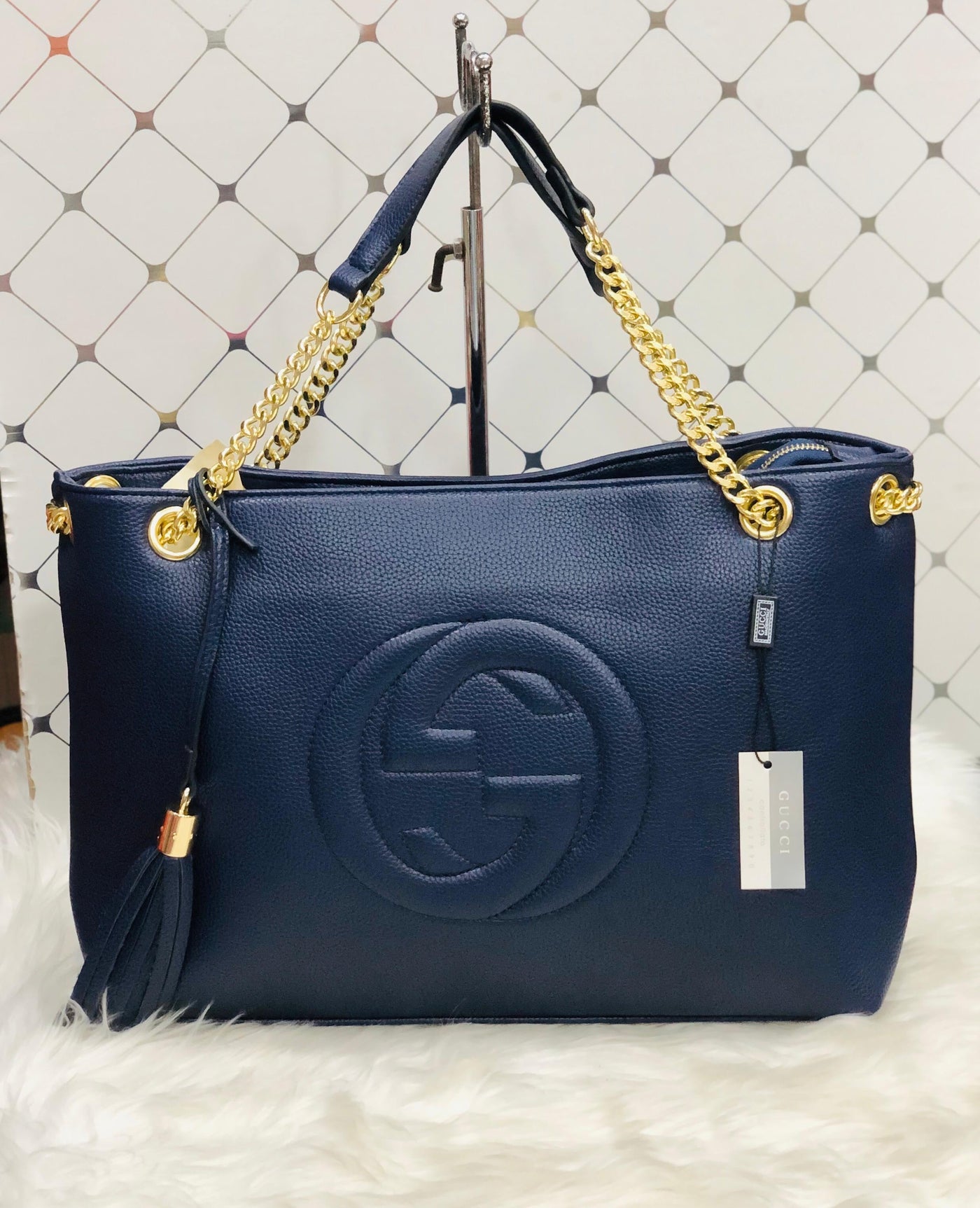 Gucci GG Soho Shoulder bag Navy