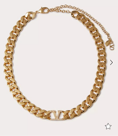 Famous Brand L-V Necklace and Bracelet set for women