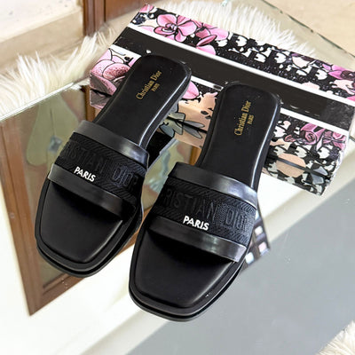 Famous brand D-I-or slipper for women