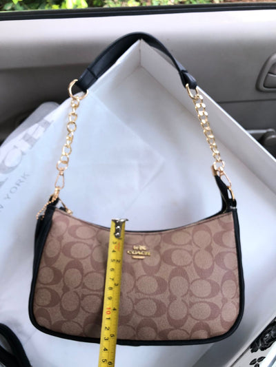 Coach Teri Shoulder Bag with Golden chain strap