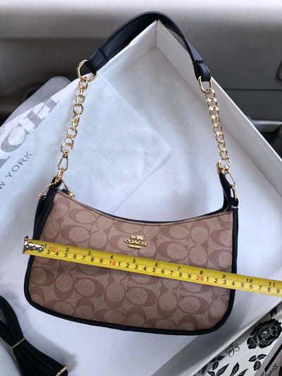 Coach Teri Shoulder Bag with Golden chain strap