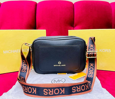 Michael Kors MK cross body bag Black