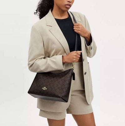 Coach Laurel Shoulder Bag In Signature Canvas