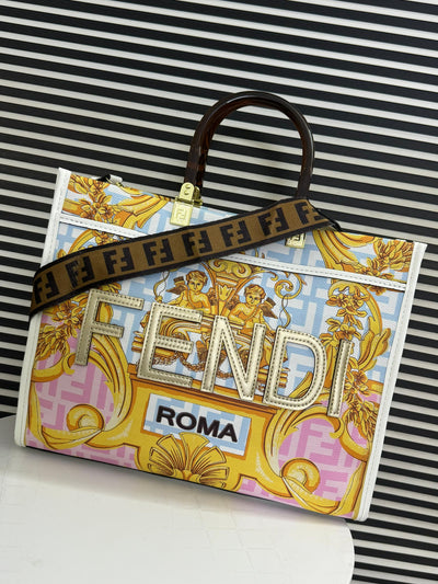Fendi Fendace Sunshine Tote Bag