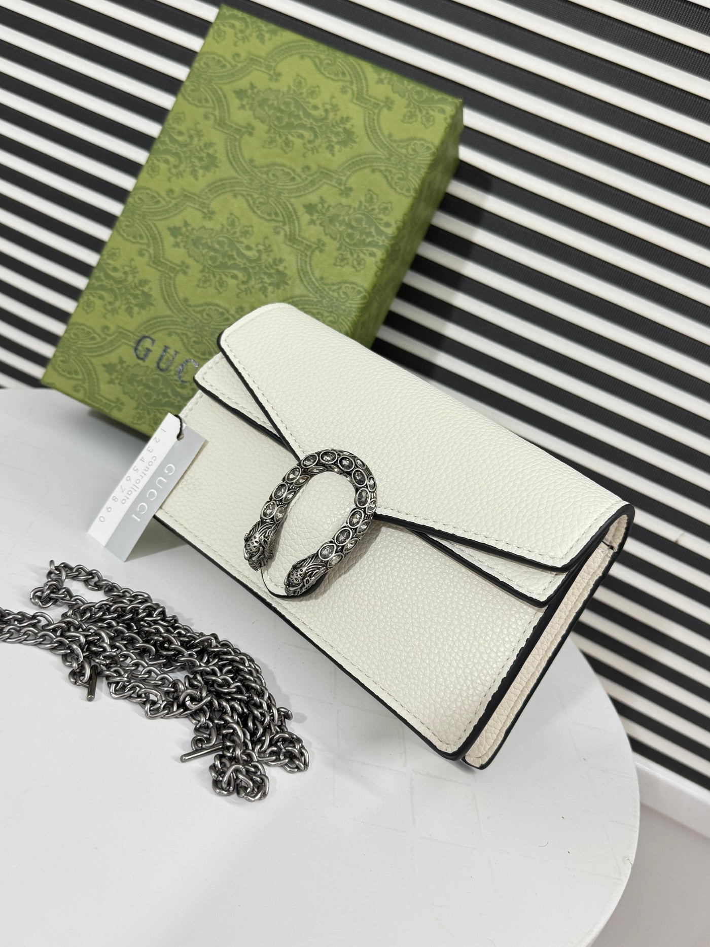 Gucci Dionysus super mini bag White